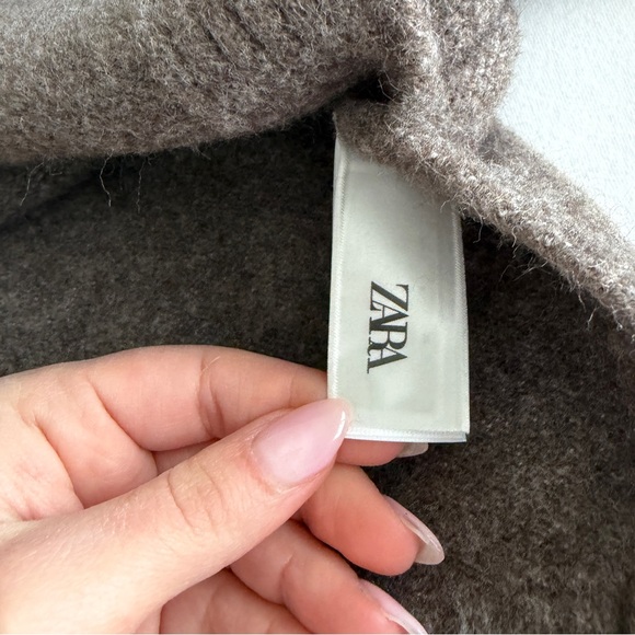 Zara Chocolate Brown Button-Up Cardigan - Picture 3 of 4